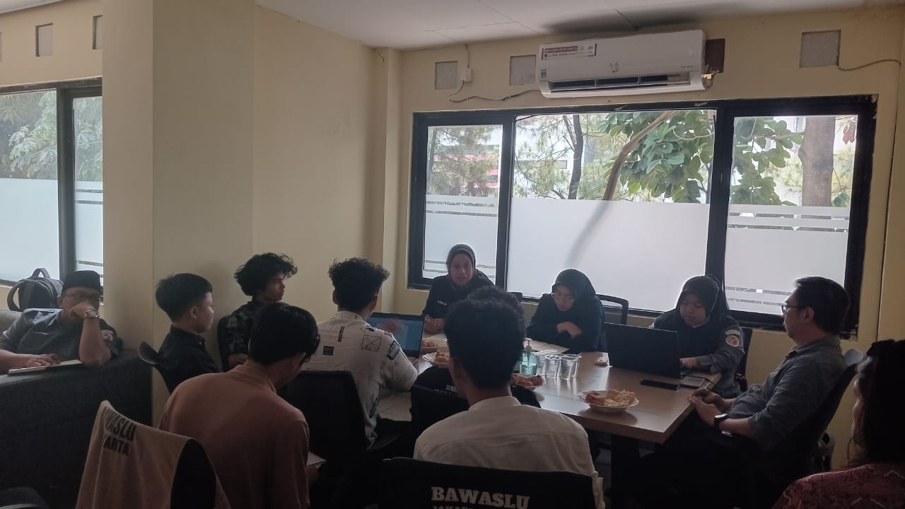Bawaslu Jakarta Timur Menerima Audiensi Dari dari Gerakan Juang dan Pendidikan Indonesia (GJPI) Universitas Jayabaya 