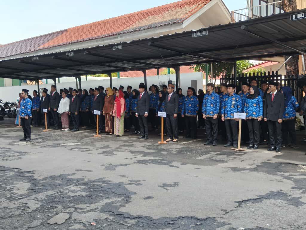 Bawaslu Jakarta Timur Ikuti Upacara Peringatan Hari Kesaktian Pancasila di Bawaslu Provinsi DKI Jakarta