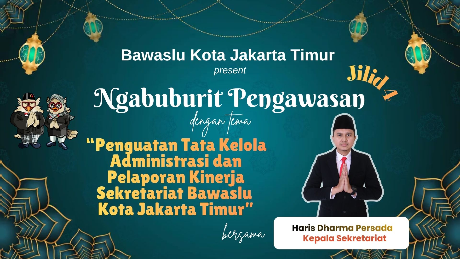 Ngabuburit Pengawasan 2026: Kasek Haris Dharma Persada Tekankan Tertib Administrasi dan Pelaporan Kinerja Sekretariat