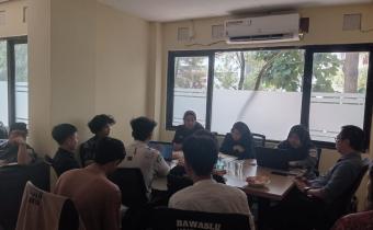 Bawaslu Jakarta Timur Menerima Audiensi Dari dari Gerakan Juang dan Pendidikan Indonesia (GJPI) Universitas Jayabaya 